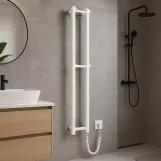 Электрический полотенцесушитель Hygge Family Slim 1170х140х80мм, белый матовый (3.164.045797.WM) Фото - 7
